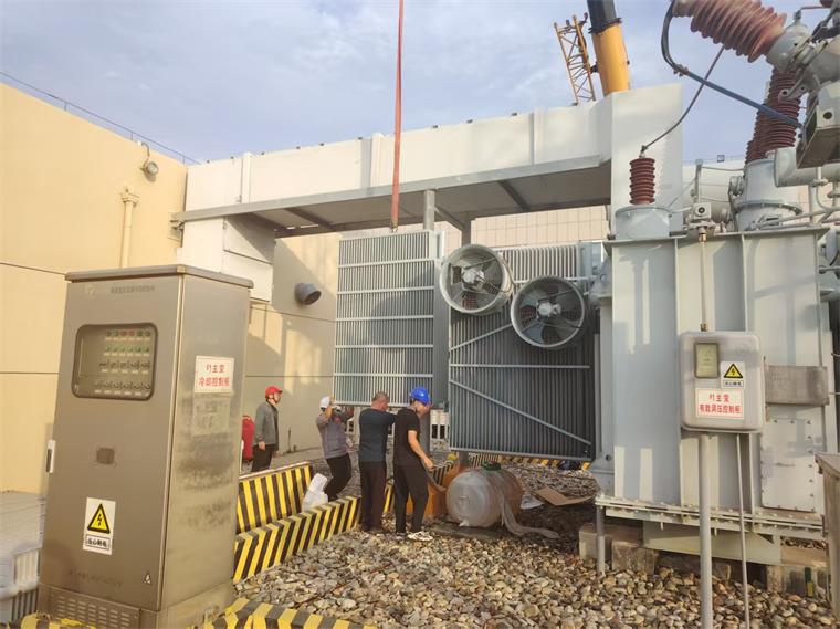 SZ11-50000KVA/110KV变压器现场保养