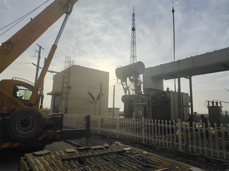 SZ11-50000KVA/110KV变压器现场保养